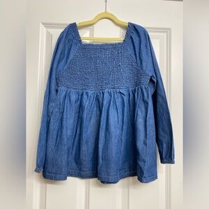 Shabby Chic Girls Girls 10/12 Smocked Shirt